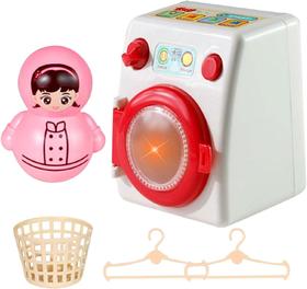playhouse/玩具屋 洗衣机玩具仿真模拟过家家游戏套装 益智开培养动手能力