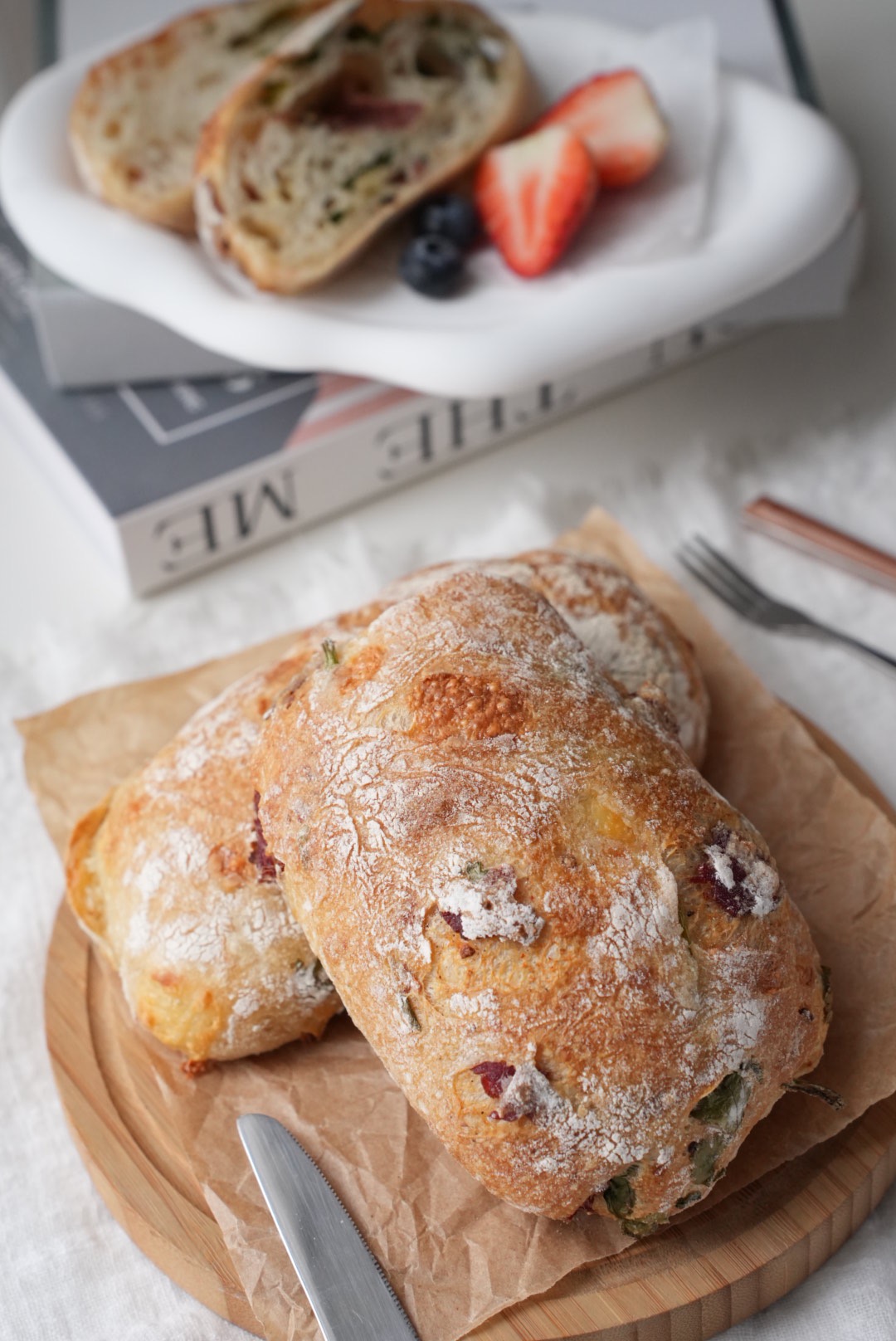 香菜牛肉恰巴塔（默认不切片）