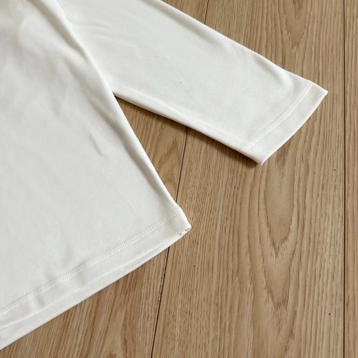 D122484基础简约logo标识秋冬半高领德绒长袖打底衫 商品图7