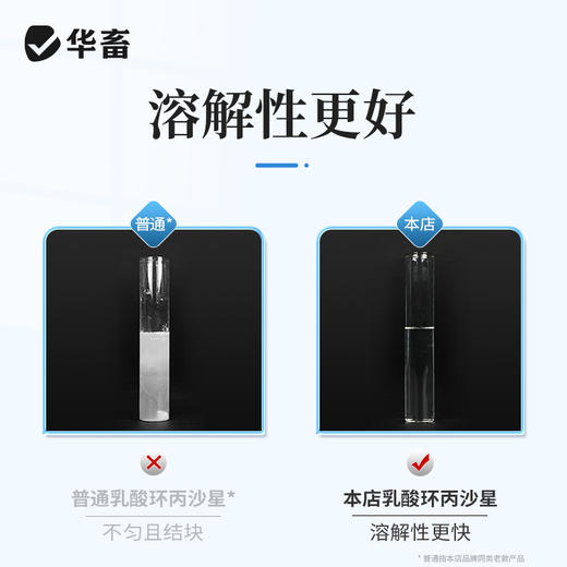 华畜乳酸环丙x沙星可溶性粉 进口溶剂 吸收更好 用于禽畜细菌和支原体感染 禽畜通用支原体药 商品图2