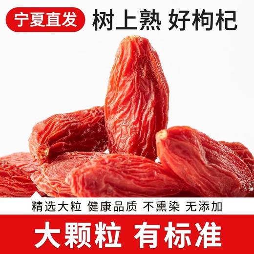 正宗宁夏大颗粒红枸杞250g 树上自然熟 颗颗轻盈饱满 商品图0
