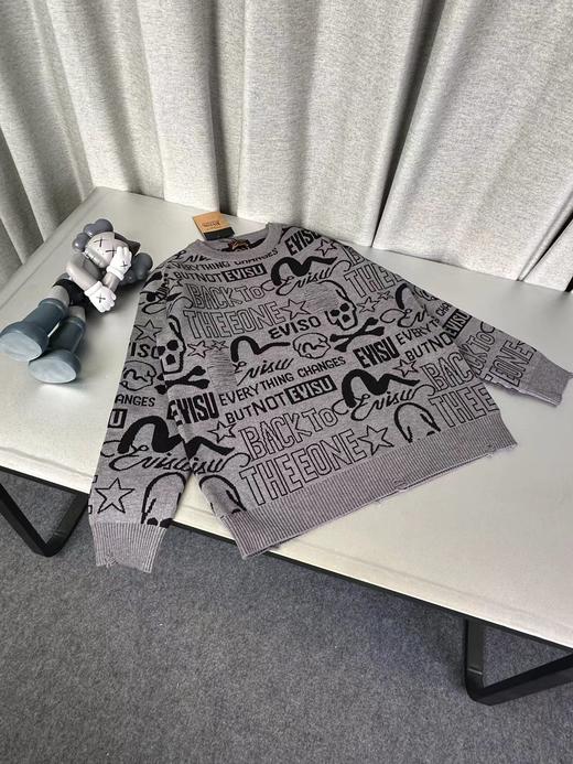 D122430满印情侣款柔软亲肤毛衣针织衫 商品图0