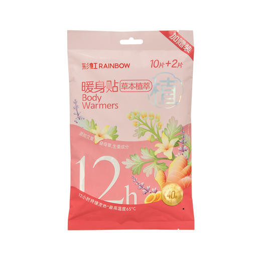 彩虹暖身贴（10片装)Q6102（新老包装随机发货） 商品图1