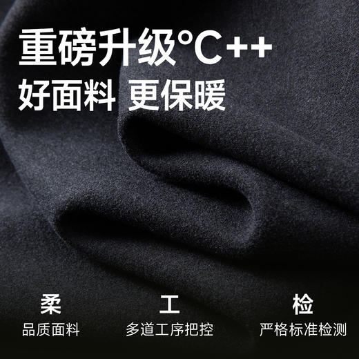 【DPF】大依优型大码加绒加厚长袖Polo衫休闲加肥加大男士胖子大码内搭上衣打底衫 商品图3