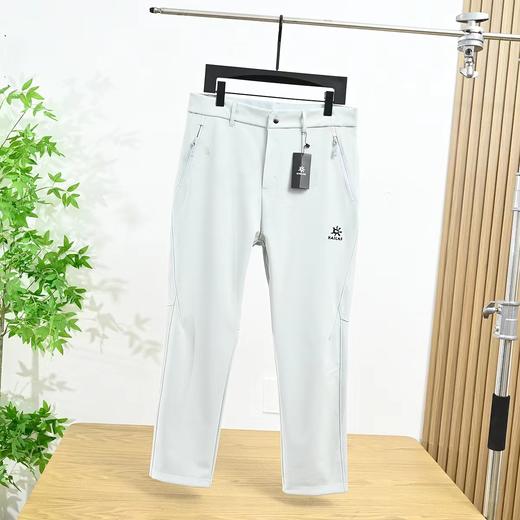 D122461冬季新款刺绣男士软壳加绒户外冲锋长裤 商品图6