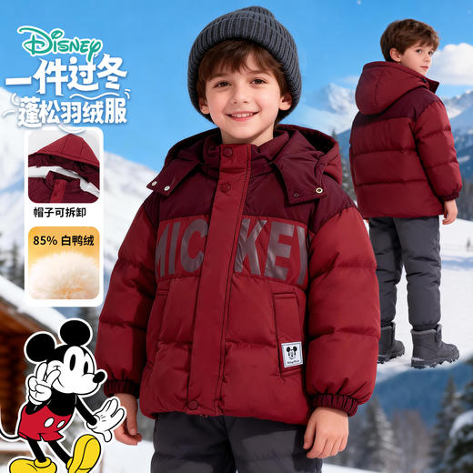 迪士尼超酷顽童冬季男童羽绒外套XD4ES091 商品图1