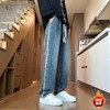 D122423新款两色贴皮标重工水洗串标加绒加厚牛仔裤 商品缩略图8