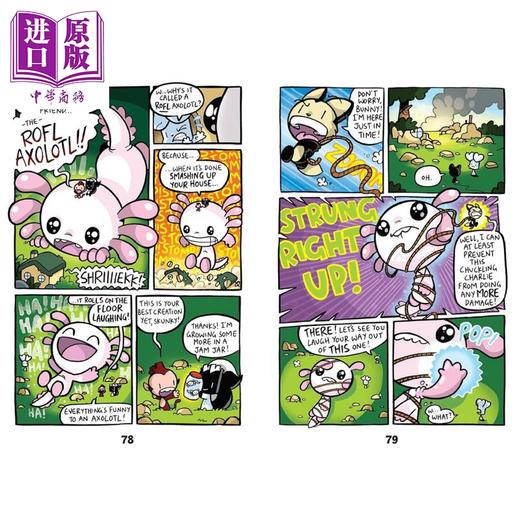 【中商原版】兔子大战猴子07 机器大乱斗 Bunny vs Monkey Machine Mayhem 英文原版 儿童漫画故事书 幽默搞笑故事集 进口童书 商品图1