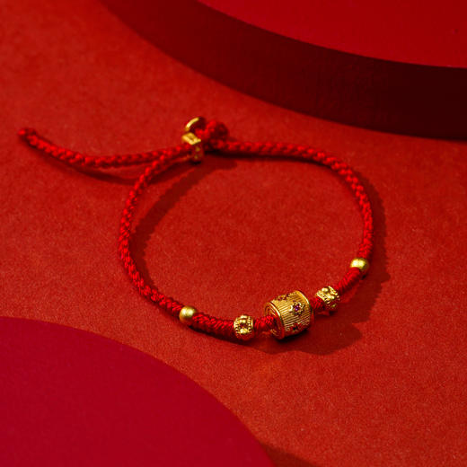 【“红”运相伴  耀启新年】三彩2026新款金饰手链红绳吉祥小众 商品图4