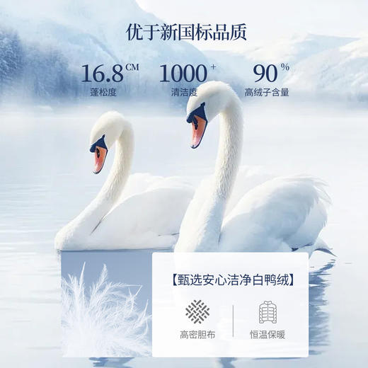 【12/24新品6.5折】熙世界2025冬季新款巴恩小香风毛绒翻领拼接白鸭绒短外套女羽绒服 商品图3