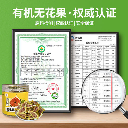 有机无花果干 原产广东韶关水果干制品泡茶零食100g/罐 商品图4
