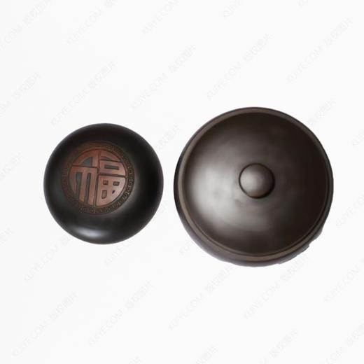 纯手工拉坯五色泥紫陶福寿小坛(亚亮)骨灰坛骨灰罐骨灰盒 商品图2