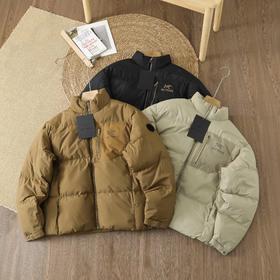 D122462户外冬季休闲立领加绒棉衣男女情侣款外套