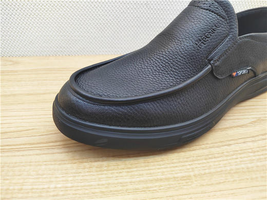 豪行春季新款13151290牛皮真皮商务休闲男鞋皮鞋单鞋 商品图1