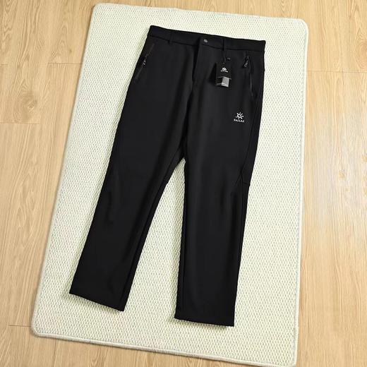 D122461冬季新款刺绣男士软壳加绒户外冲锋长裤 商品图4