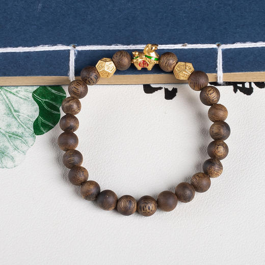 xy0653，沉香生肖马手串 商品图3