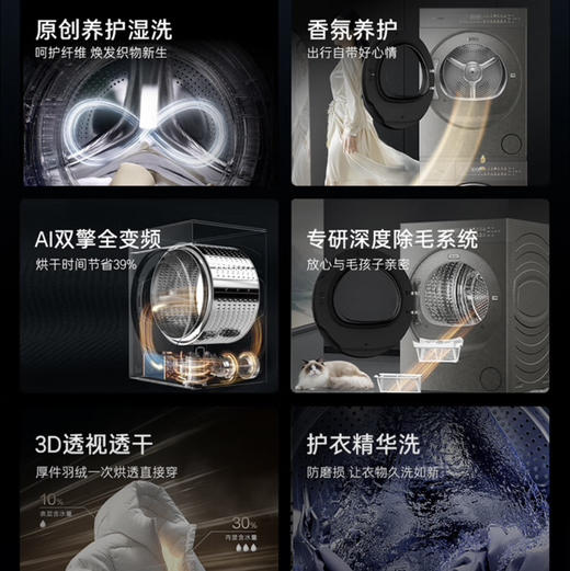 卡萨帝（Casarte）洗烘套装 CE B10LWUGHDU1+CG S10BTFGHDU1 商品图1