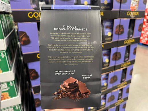🔥230元/袋，每年的爆款GODIVA 黑巧来啦！歌帝梵 黑巧甘纳许 商品图1