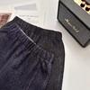 D122427花纱柏林裤！冬季保暖加厚磨毛松紧高腰山本羊毛毛呢马丘裤 商品缩略图12