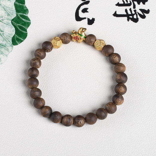 xy0653，沉香生肖马手串 商品图0