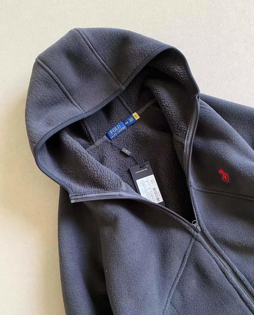 D122458新款小马摇粒绒立体剪裁拉链外套 商品图10