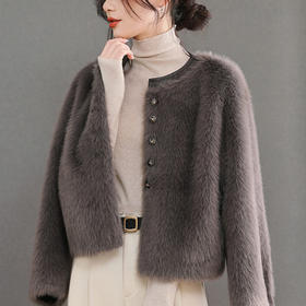 CC 11-9368小香风外套加厚气质轻奢上衣宽松