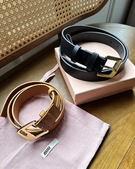 现货 THS-无 缪家 女士纳帕皮金色腰带 女士皮带 2色 CR237