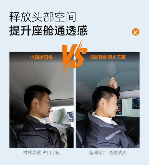 智能调光隔热天幕-鸿湖膜业 商品图2