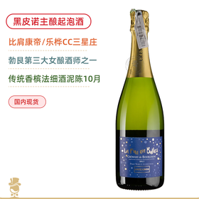 康帝齐名三星庄！安妮格罗黑皮诺霞多丽勃艮第起泡酒Anne Gros Cremant de Bourgogne Pinot Noir-Chardonnay
