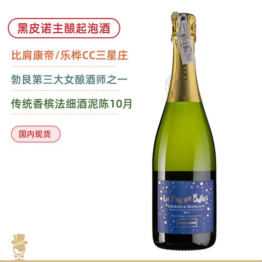 康帝齐名三星庄！安妮格罗黑皮诺霞多丽勃艮第起泡酒Anne Gros Cremant de Bourgogne Pinot Noir-Chardonnay 商品图0