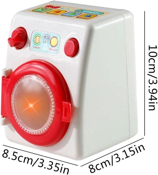 playhouse/玩具屋 洗衣机玩具仿真模拟过家家游戏套装 益智开培养动手能力 商品图2