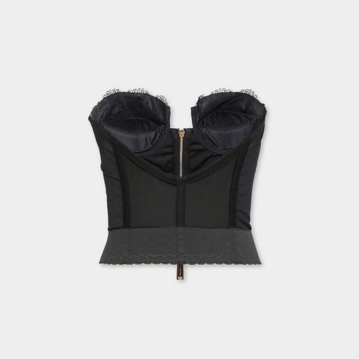 DSQUARED2 女士80年代V型胸衣 黑色 S72NC1170 S36275 900 商品图1