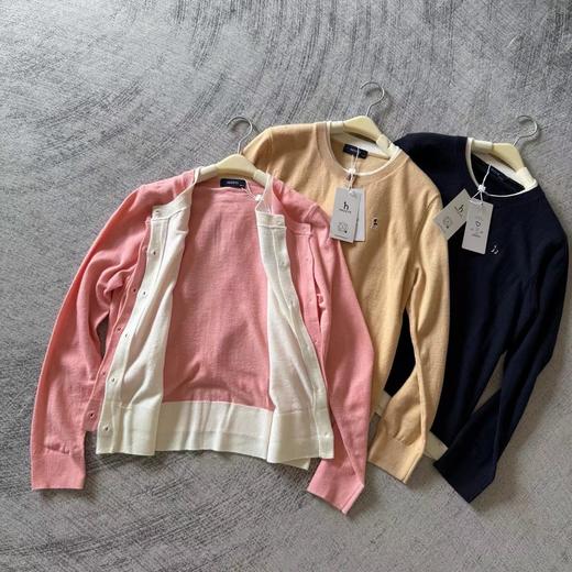 D122481长袖羊毛衫女士纽扣开衫秋季上衣时尚通勤针织衫 商品图6