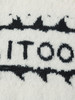 秋冬叠穿氛围感 黑白撞色字母卡通提花圆领开衫 水钻纽扣短款毛绒肌理针织外套 商品缩略图4