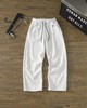 D122482休闲通勤阔腿设计加厚奥粒绒小弯刀裤 商品缩略图6
