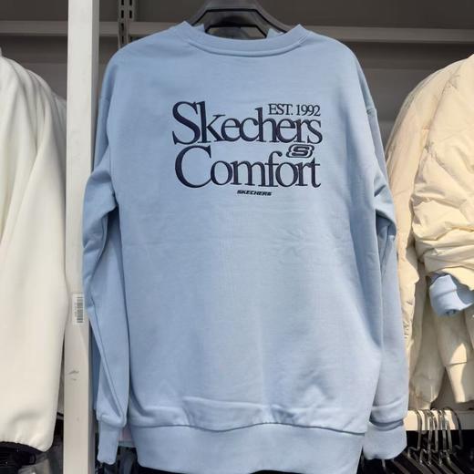 斯凯奇运动系列套头卫衣129.90（线上线下同步销售，不一定有货，介意勿拍）634104-GY 商品图1