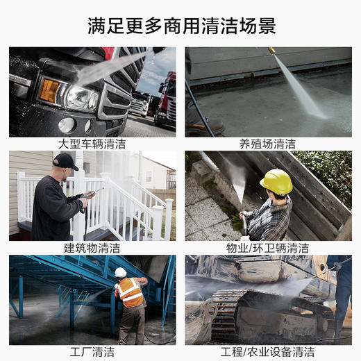 亿力商用高压洗车机9022全铜电机洗车泵洗车养殖场地面墙面清洗机 商品图2