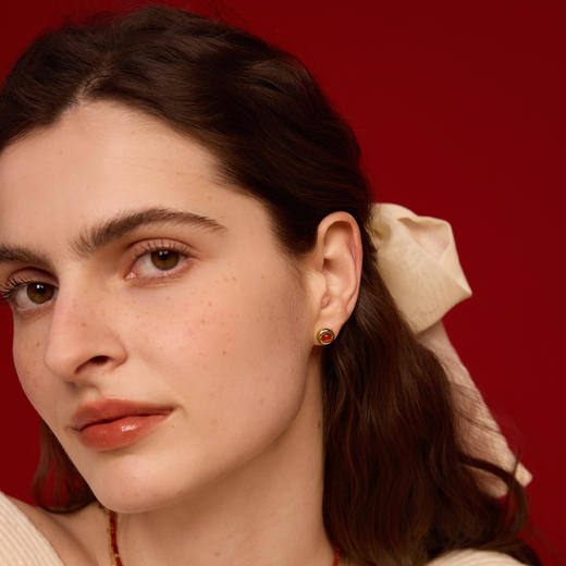 ARSIS｜新年系列 鸿运红豆小耳钉 商品图2