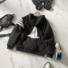 D122489冬季美式帆船四道杠连帽羽绒棉服面包服棉衣外套 商品缩略图5