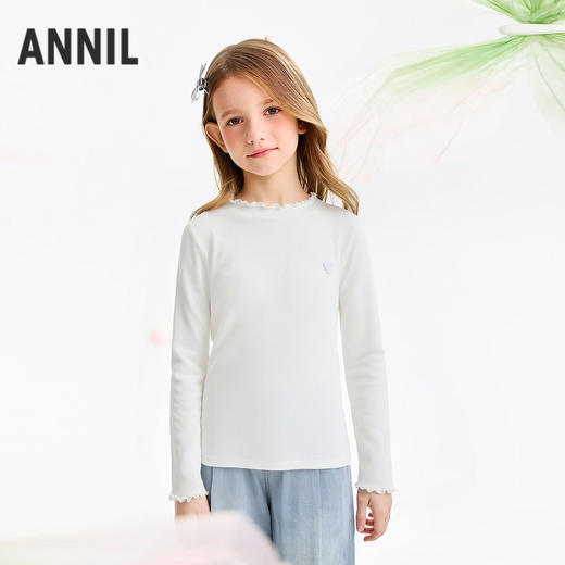 女童长袖针织衫春季新款安奈儿童装EG614571 商品图1