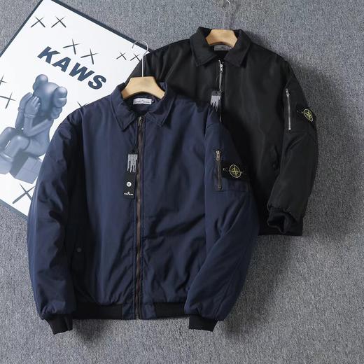 D122490秋冬季高街羽绒棉服飞行服夹克棒球服外套 商品图0