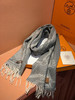 秋冬特惠💰350 爱马仕 巴黎时装展商务男士女士羊毛围巾 商品缩略图7