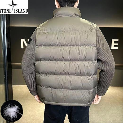 D122424冬季新款男士新国标90绒加厚款时尚排骨羽绒服 商品图6