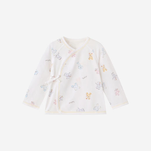 【商场同款】英氏半背衣初生婴儿四季可穿长袖和袍抗菌防螨上衣 商品图4