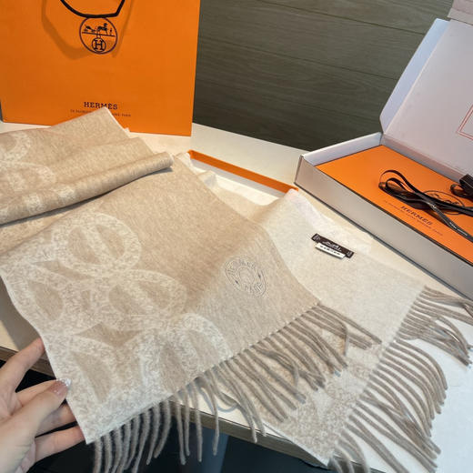 秋冬特惠💰320 爱马仕男女双面围巾 商品图6