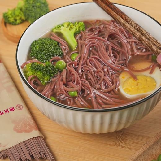 红曲山药荞麦面条 药食同源 低钠低脂 粗粮0糖 代餐速食 |百里食 商品图8