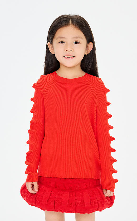 jnby   26年春款  长袖套头毛衫  1Q1313340 商品图3