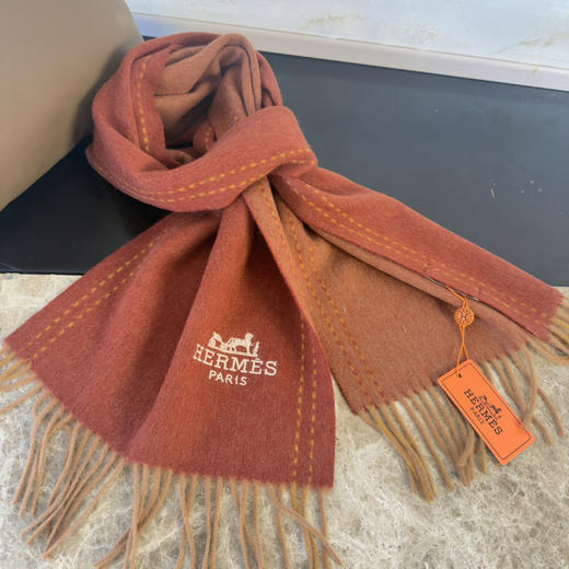 秋冬特惠💰290 爱马仕男女围巾，大H难得一见的温柔配色 商品图8