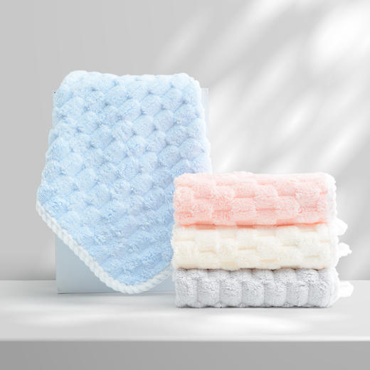 洁丽雅小毛巾卫生间浴室清凉吸水亲肤不掉毛擦手巾儿童洗脸巾 商品图2