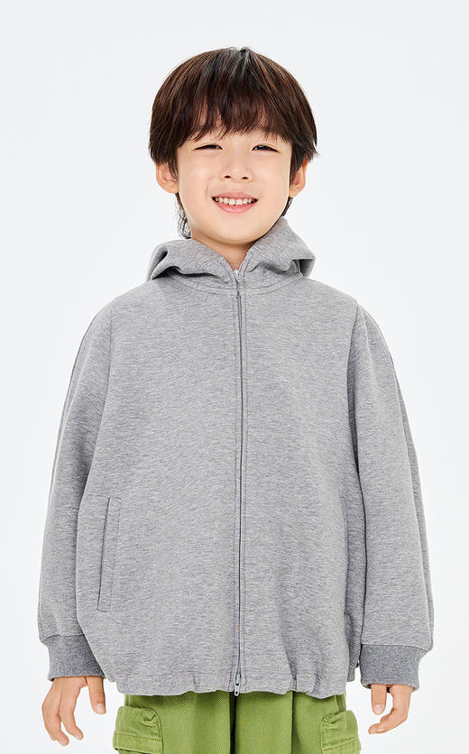 jnby   26年春款  连帽开襟卫衣  1Q1412450 商品图3